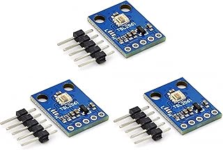 PAMEENCOS 3 Stück GY-2561 TSL2561 Infrarot-Licht-Helligkeitssensor-Modul, Leuchtkraft-Sensor-Modul, digitales Lichtsensorm...