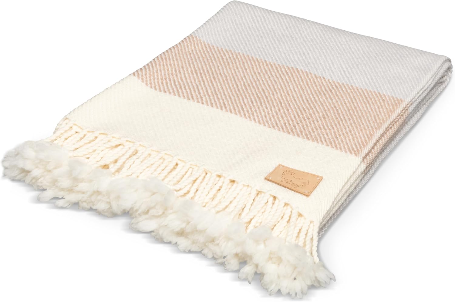 Amazon.com: Ritzy Solana Super Soft 100% Merino Wool Throw Blanket ...