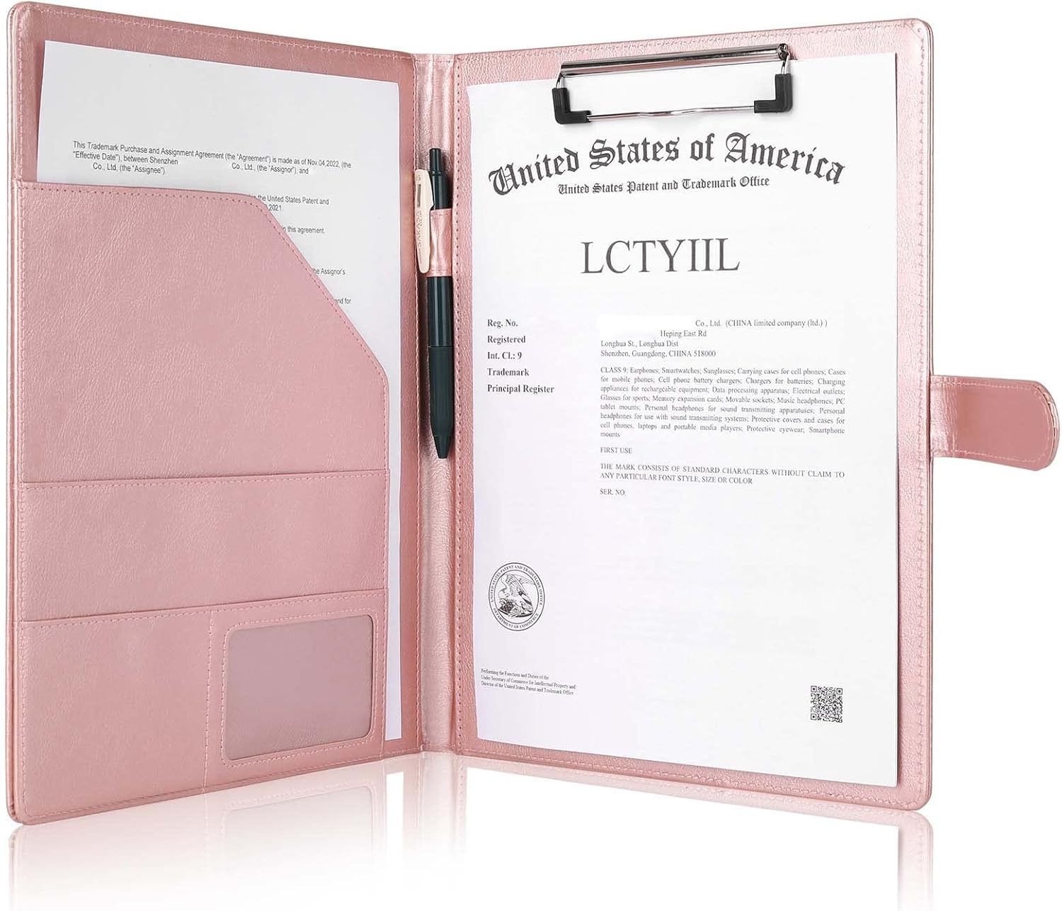 Tiankool Padfolio Portfolio Folder - 71ECxa NN6L. AC SL1500