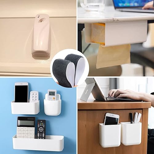 Miniatura 5 de Melsan - Tiras de velcro con adhesivo cinta adhesiva de resistencia industrial para montar colgar u organizar artículos en interiores o exteriores