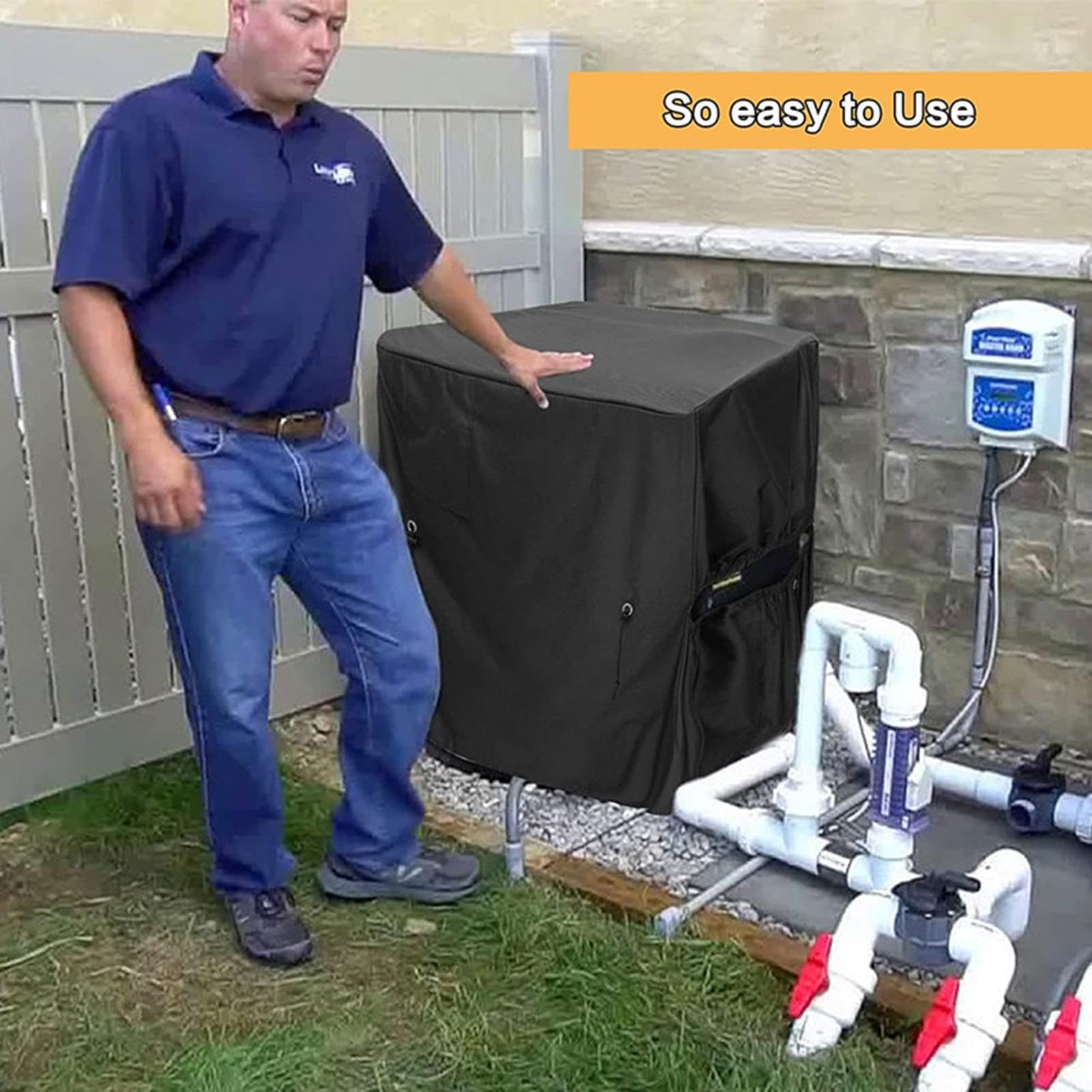 Housse De Baignoire Pour Piscine Extérieure Résistante à L'usure Et à La Poussière