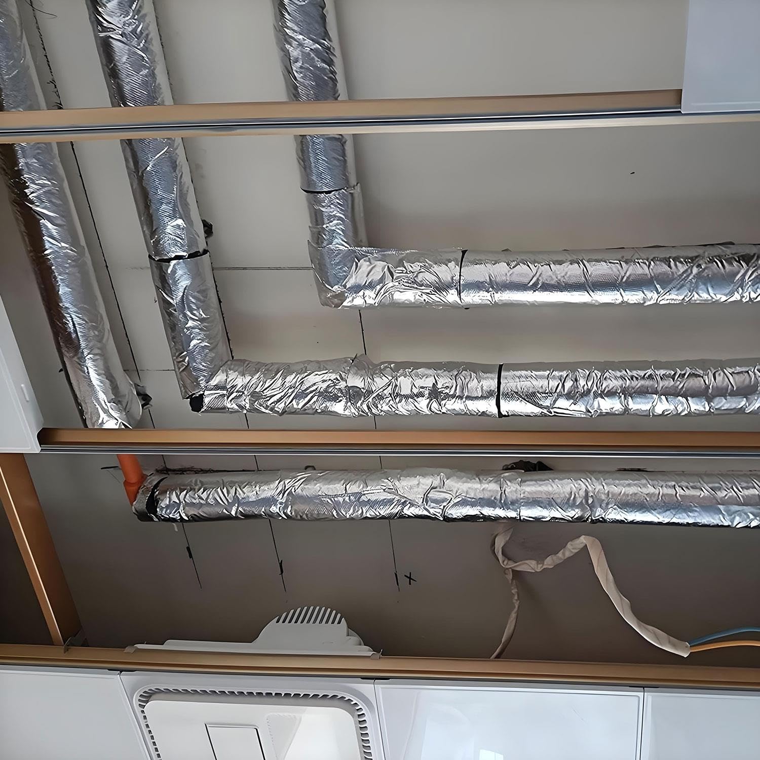 Aislamiento Térmico De Lana De Roca Con Aluminio,Tubo Anticongelante