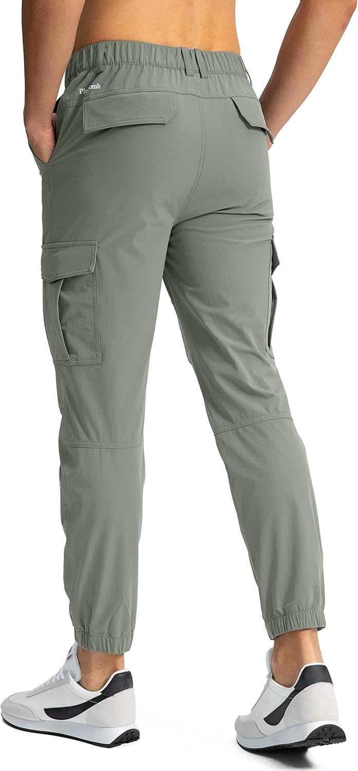 Pinkbomb Men's Hiking Cargo Pants with 7 Pockets Slim Fit Stretch Joggers Golf Cargo Work Pants for Men - Image 3