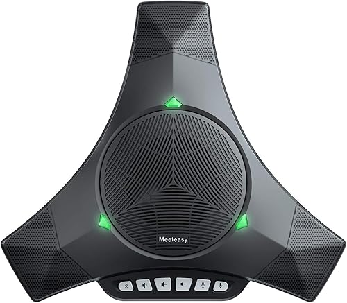 Miniatura 3 de MVOICE8010EX-B Micrófono de altavoz de conferencia, rango de captación de voz de 360 y 16 piesreducción de ruidocancelación de ecoaltavoz Bluetooth