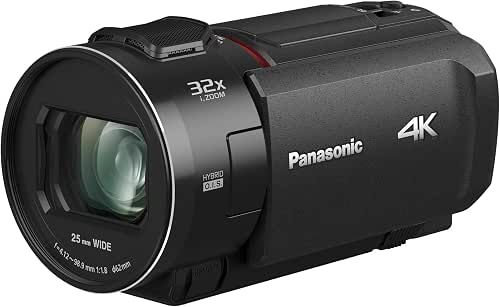 Panasonic VX3 4K Camcorder, Lightweight Video Camera, Record Memories and