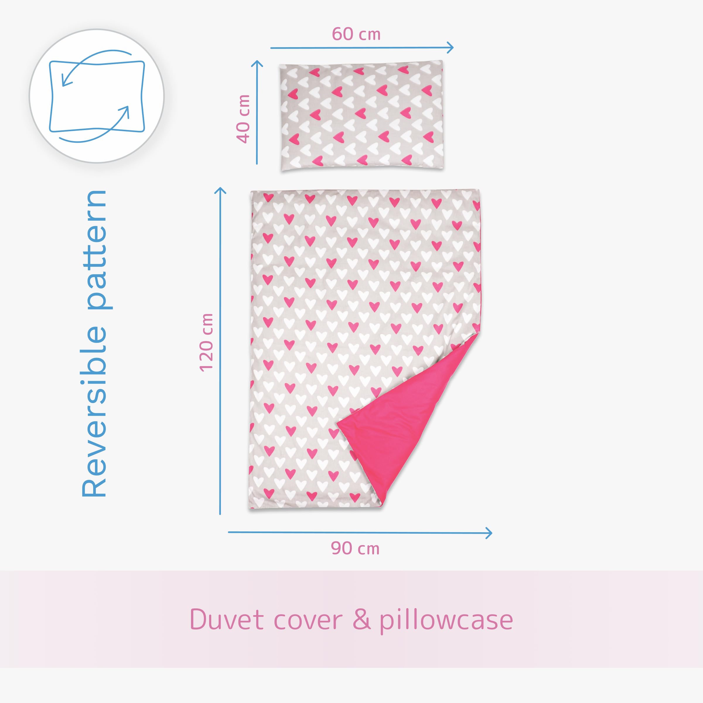 Set Biancheria Da Letto Per Bambini In Cotone 2 Pezzi 120x90 Cm Acchiappasogni Bianco 88921972