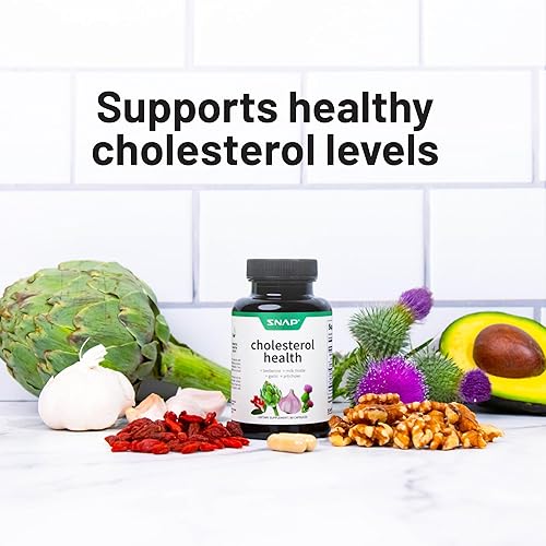 Miniatura 2 de Snap Supplements Colesterol Health - Apoya los niveles saludables de colesterol y la salud natural del corazón, 60 cápsulas