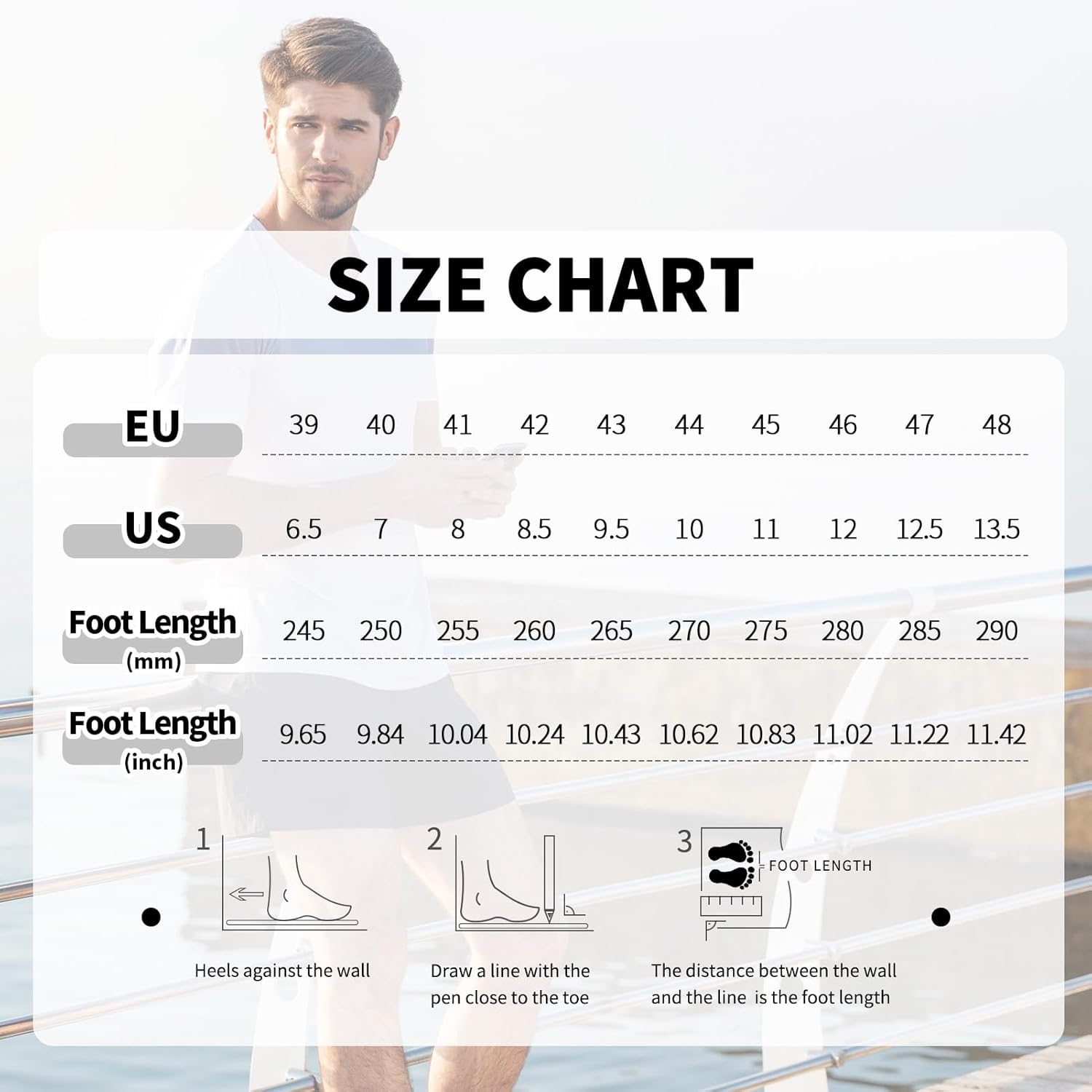 Mens Running Shoes Tennis Gym Sneakers Non Slip Walking Work Shoes Lightweight Breathable Athletic Jogging Casual Shoe - Image 7