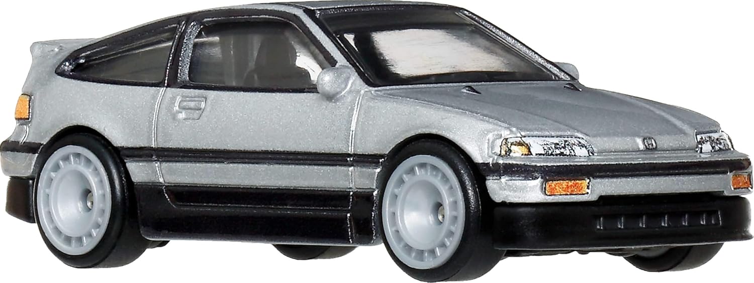Hot Wheels Car Culture Premium 1:64 Scale Die-Cast Toy ’88 Honda CRX with Real Riders Tires & Metal/Metal Body & Chassis, First-Appearance