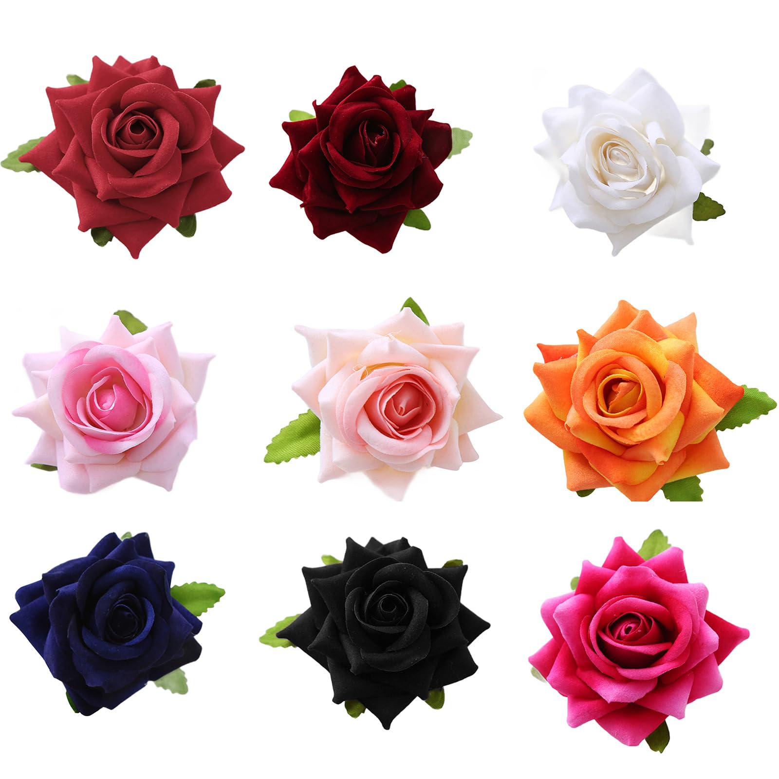 8 Pièces Hawaii Barrette Fleur Pince Cheveux Femme, Grosse Barettes
