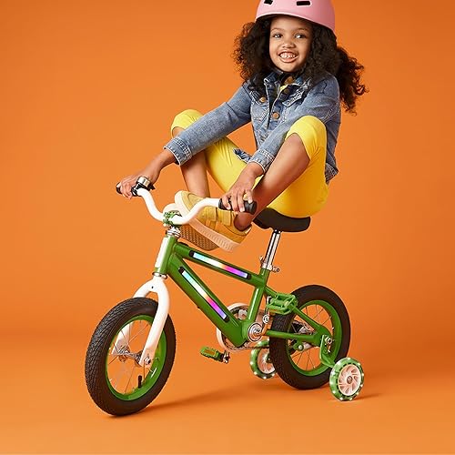 Miniatura 6 de Jetson Light Rider - Bicicleta unisex iluminada para niños, marco de luz LED, 3 modos de luz diferentes