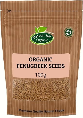 Organic Fenugreek Seeds 100g by Hatton Hill Organic