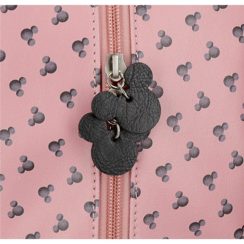 Disney Mickey The Blogger Tracolla Rosa 19,5x11,5x7,5 cms PVC e poliestere
