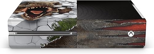 ZOOMHITSKINS Compatible con Xbox One Skin, incluye 1 funda para consola Xbox One, dinosaurio World Reptile Jurassic, duradero y ajuste, vinilo 3M,