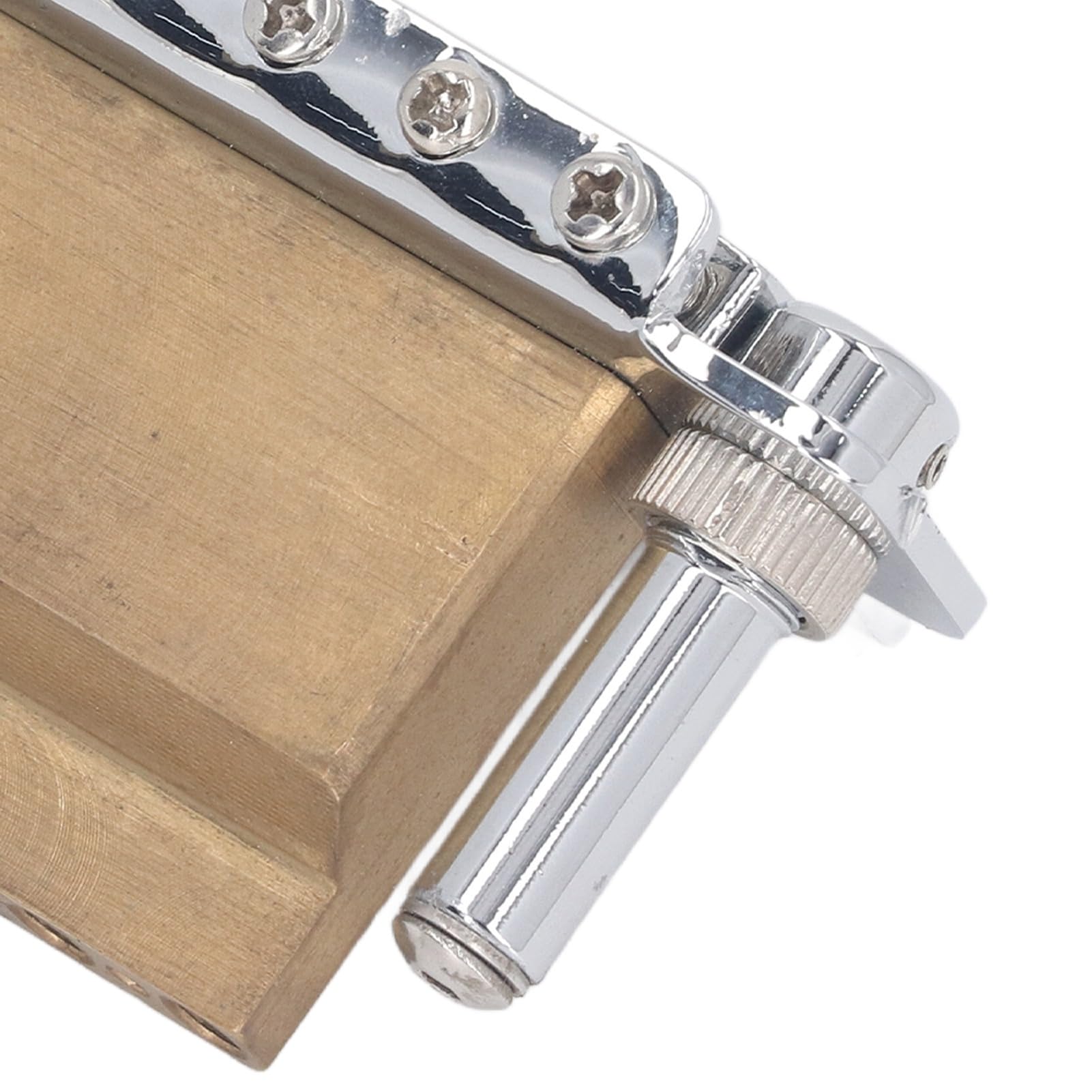 Guitar Tremolo Bridge Premium Metal 2 Point Electric Guitar Tremolo Bridge con braccio spinta in ottone per chitarre Strat Musicisti e appassionati professionisti
