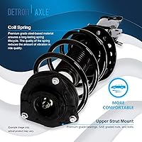 Vista 684 de Detroit Axle - Kit de suspensión delantera de 10 piezas para Chevy Aveo Aveo5 Pontiac G3 Wave 2 Ready Struts Assembly 2 Enlaces de barra