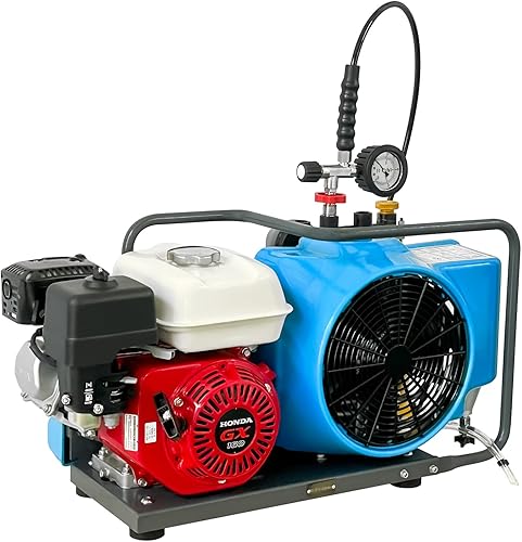 Miniatura 6 de TUXING Compresor de aire de alta presión de 4500 Psi, compresor de aire PCP, 100 L/min, 110 V/60 HZ monofásico, compresor PCP estación de llenado de