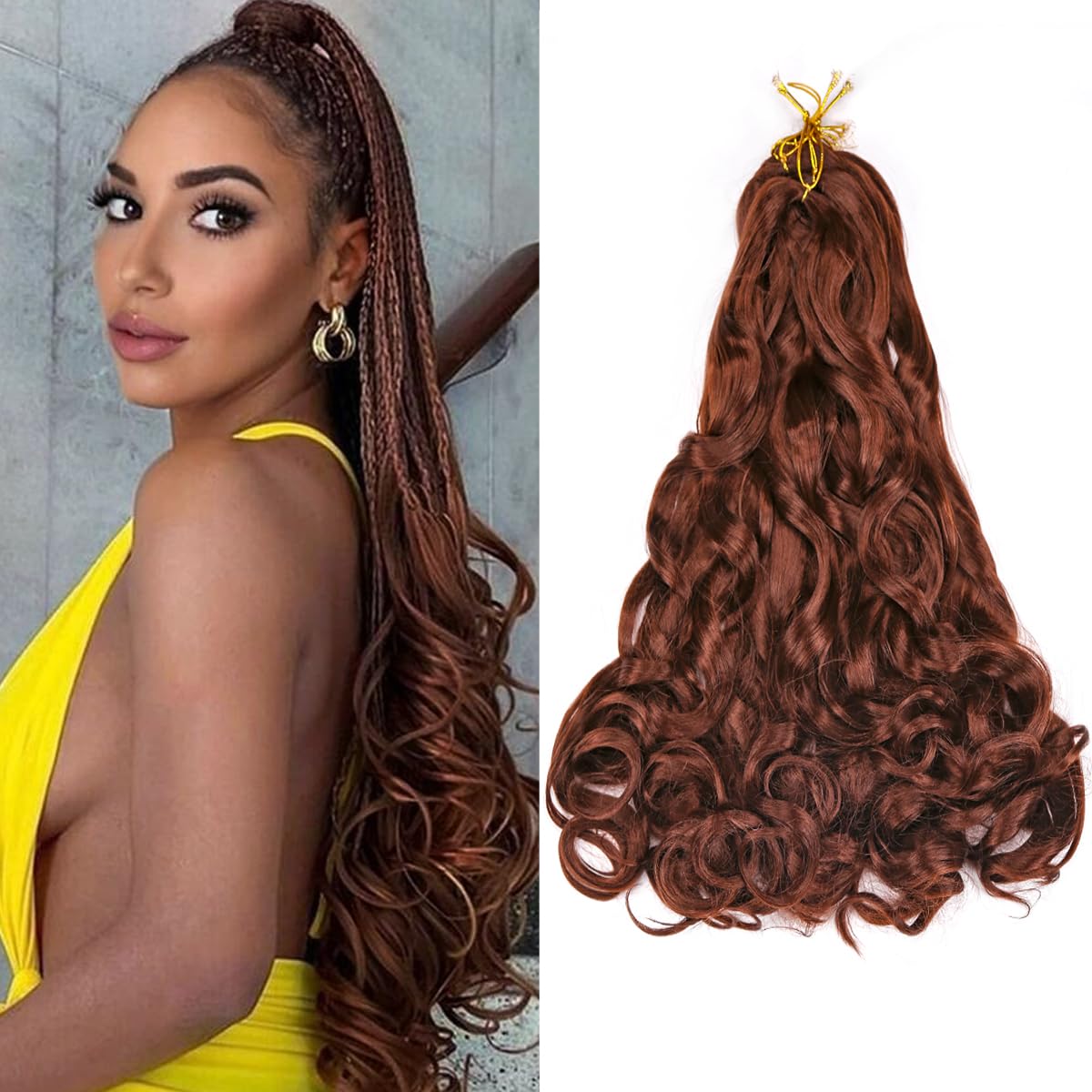 Amazon.com : Pre Stretched Braiding Hair 20 Inch Loose Wave