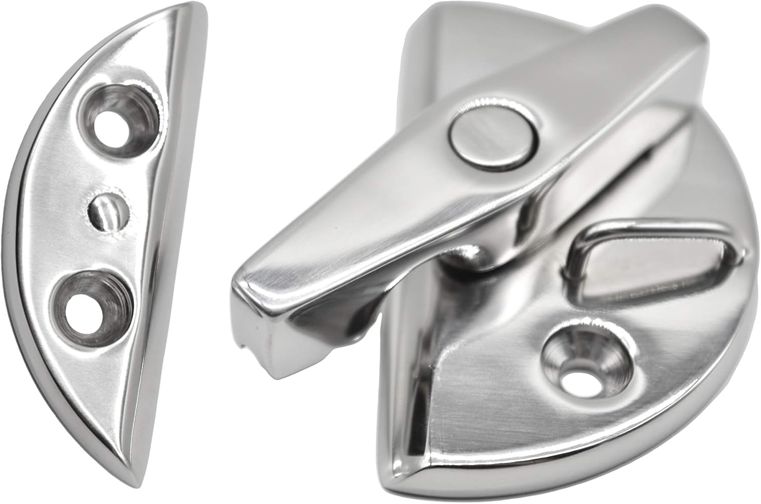 MARINE CITY 316 Stainless Steel Boat Deck Hatch Latch Door Catch with Twist Action (1pcs) : Sports & Outdoors