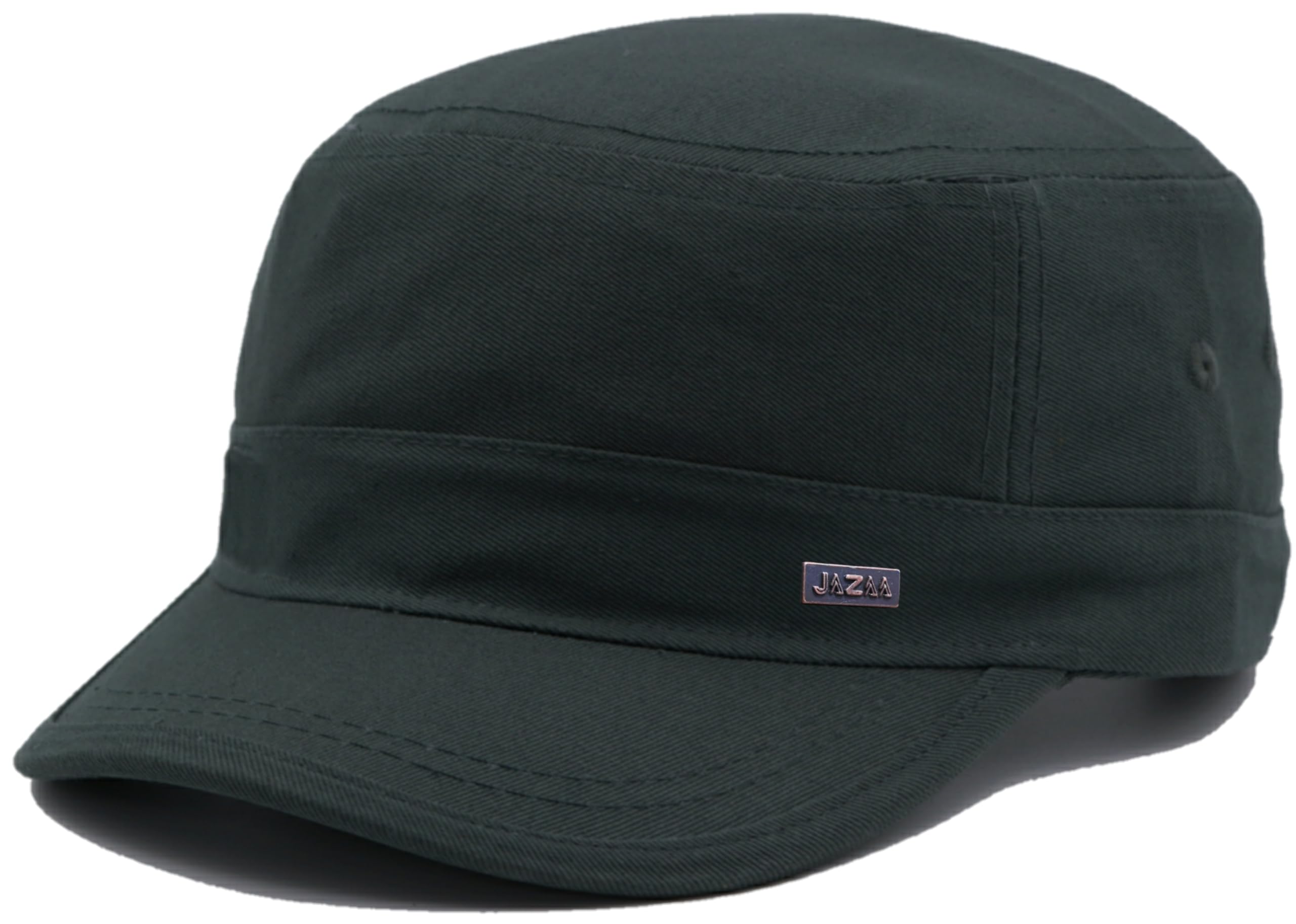 |AZ| Fashionable Solid Color Unisex Fitted Army Military Cadet Cap