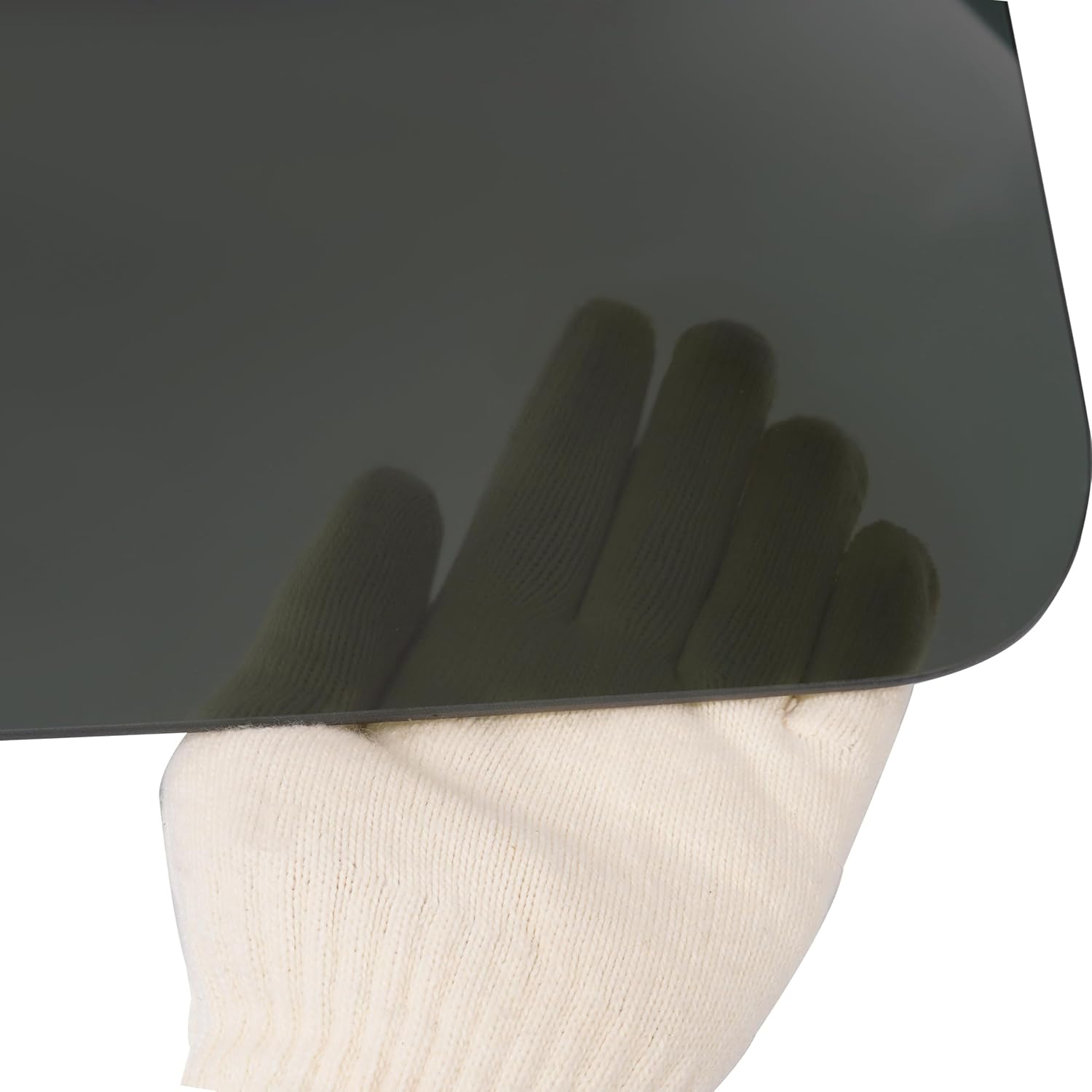 ALMULOO Rear Driver Side Door Window Compatible with Ford F Series 2015-2022 F150 2017-2022 F250 F350 F450 F550 4 Door Crew Cab Left Side Tempered Glass Dark