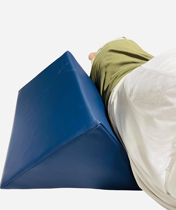 MEDSEY Triangle Position Cushion Prism Pillow Patient Positioning Pillow 50 X 40 X 30 Cm Height 25cm