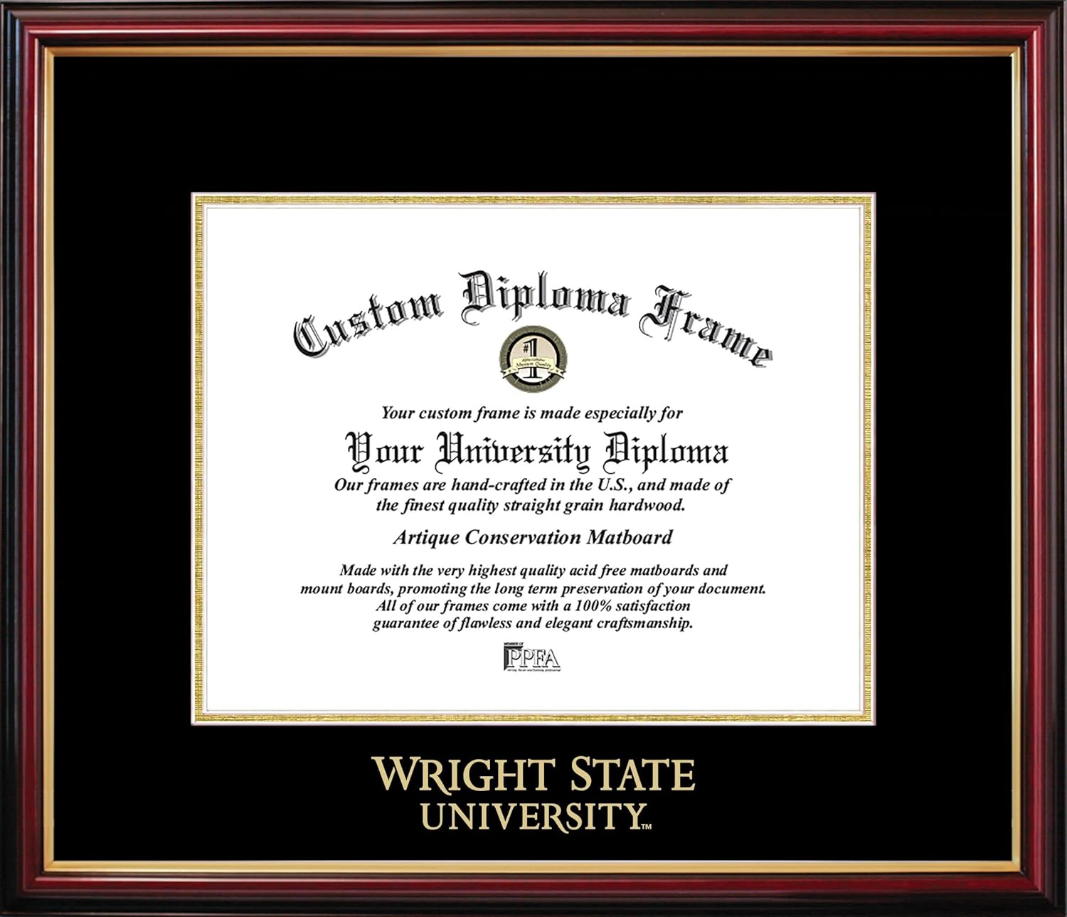 Campus Images Wright State University Petite Diploma Frame