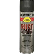 Rust-Oleum 215634 High Performance V2100 System Rust Reformer Spray Coating, 20-Ounce, Black, 6-Pack