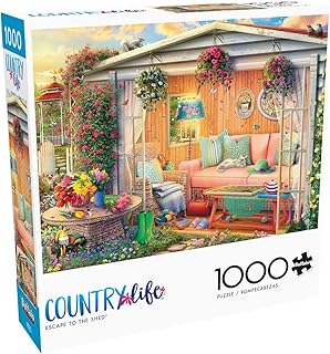 Buffalo Games - Country Life - Escape to The Shed - 1000 Piece Jigsaw Puzzle