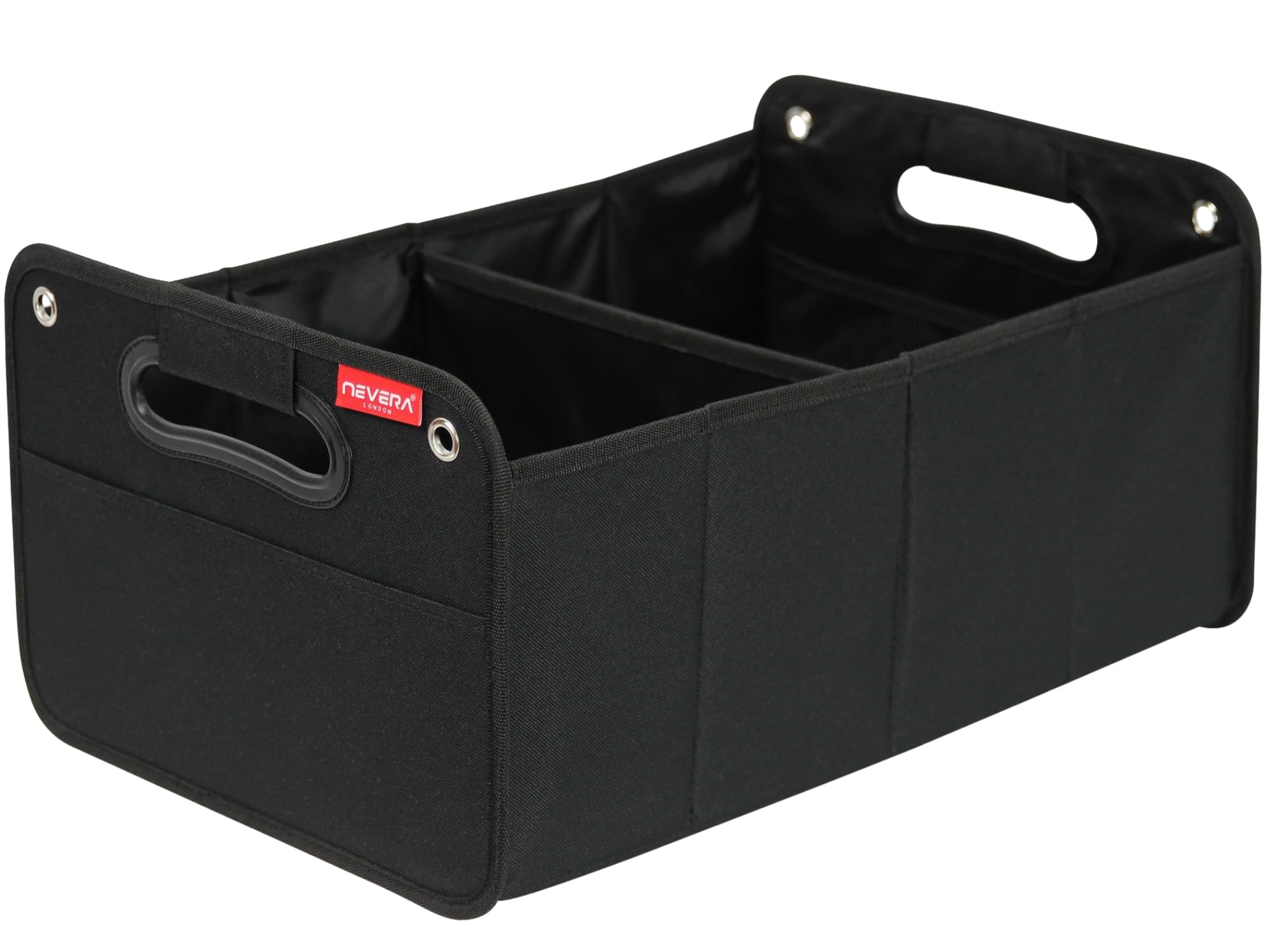 NEVERA® Car Boot Organizer, Storage Organizer, Collapsible Multi Compartment Organiser, Car Boot Tidy, Non Slip Bottom