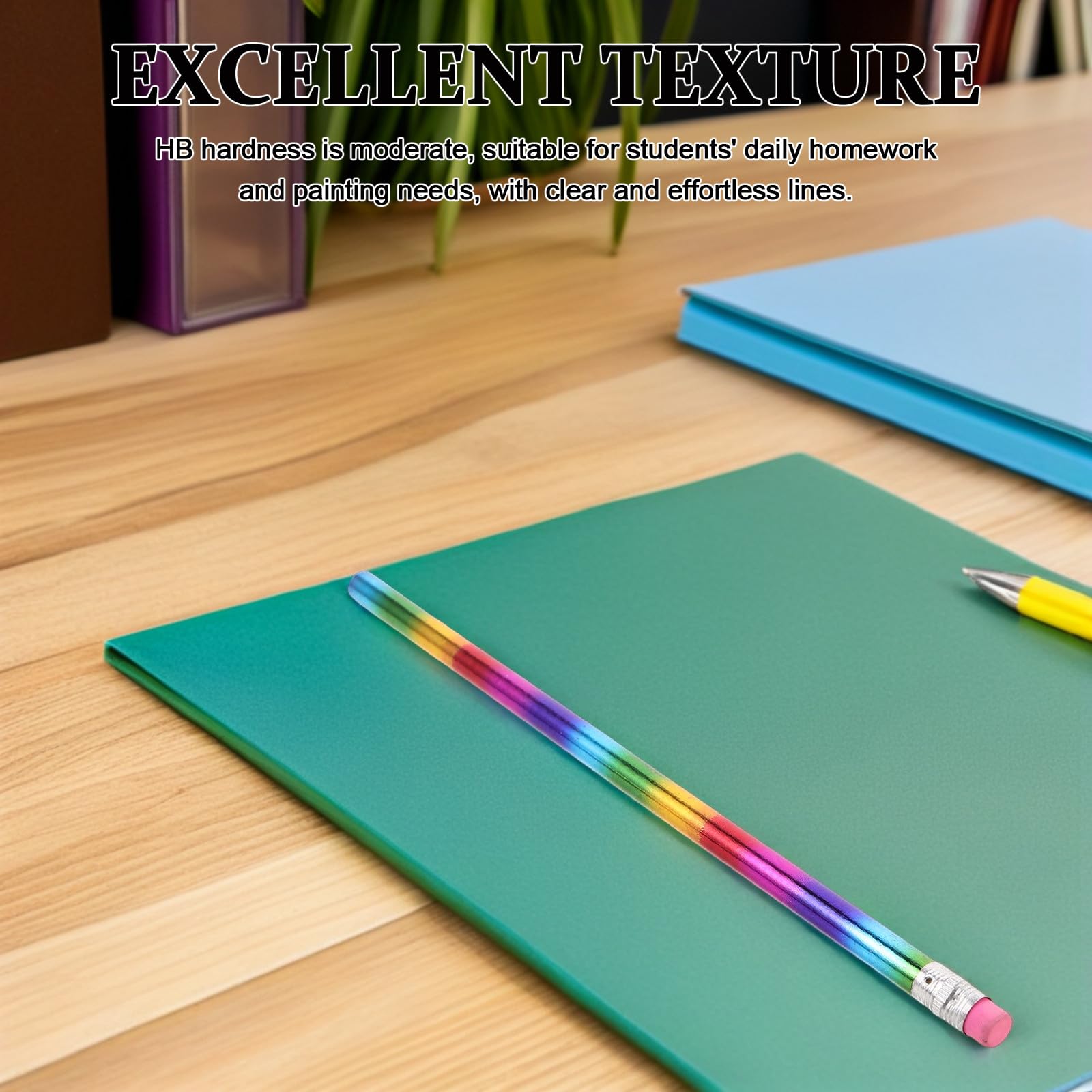 DOITOOL 50 matite da disegno per bambini: penna in legno con gomma - matite HB per schizzi e scrittura a mano, strumenti di apprendimento prescolare per bambini principianti
