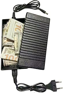 Cassaforte Mimetizzata | Portaoggetti Nascosto | Forma Caricabatterie Laptop Ripostiglio Sicuro per Oggetti Preziosi Chiavi Collane Anelli Casa Soggiorno