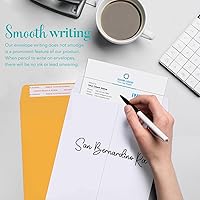 Vista 6 de ACSTEP Paquete de 100 sobres marrones autoadhesivos de 10 x 13 pulgadas, sobres grandes de papel kraft marrón para catálogo, sobres de vainilla