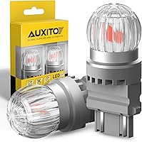 Vista 21 de AUXITO - Focos LED rojos 194, súper brillantes tamaño 1:1, luces de matrícula 168 2825 W5W T10, focos para auto sin errores para cúpula, mapa