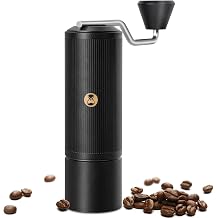 TIMEMORE Premium Manual Coffee Grinder with 42mm Stainless Steel Conical Burr, Hand Coffee Grinder with High Precision Adjustable Setting, French Press Pour Over Coffee Hand Grinder - Xlite, Black