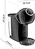 NESCAFÉ DOLCE GUSTO De'Longhi Nescafe Dolce Gusto Genio S PlusEDG315.B Capsule Coffee Machine Espresso Cappuccino Latte and More 0.8 L Black