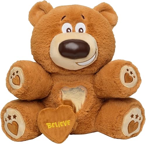 Miniatura 5 de Believe a Buddy - Oso de peluche grande con 52 tarjetas de afirmación positiva