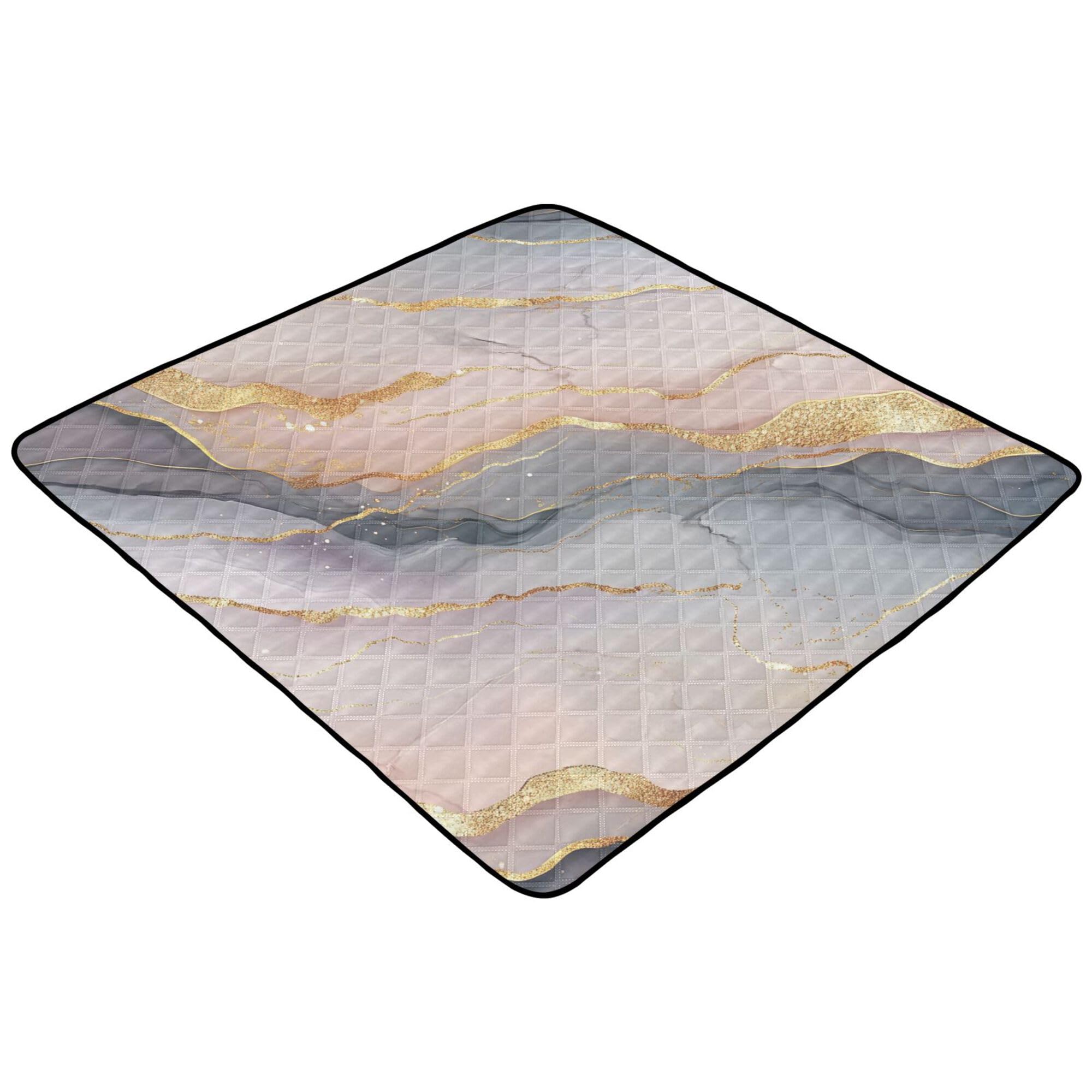 Alfombra de gimnasia y actividad para bebé, color gris rubor, suave, gruesa, para el piso, no tóxica, para bebés, bebés, bebés, 50 x 50 pulgadas