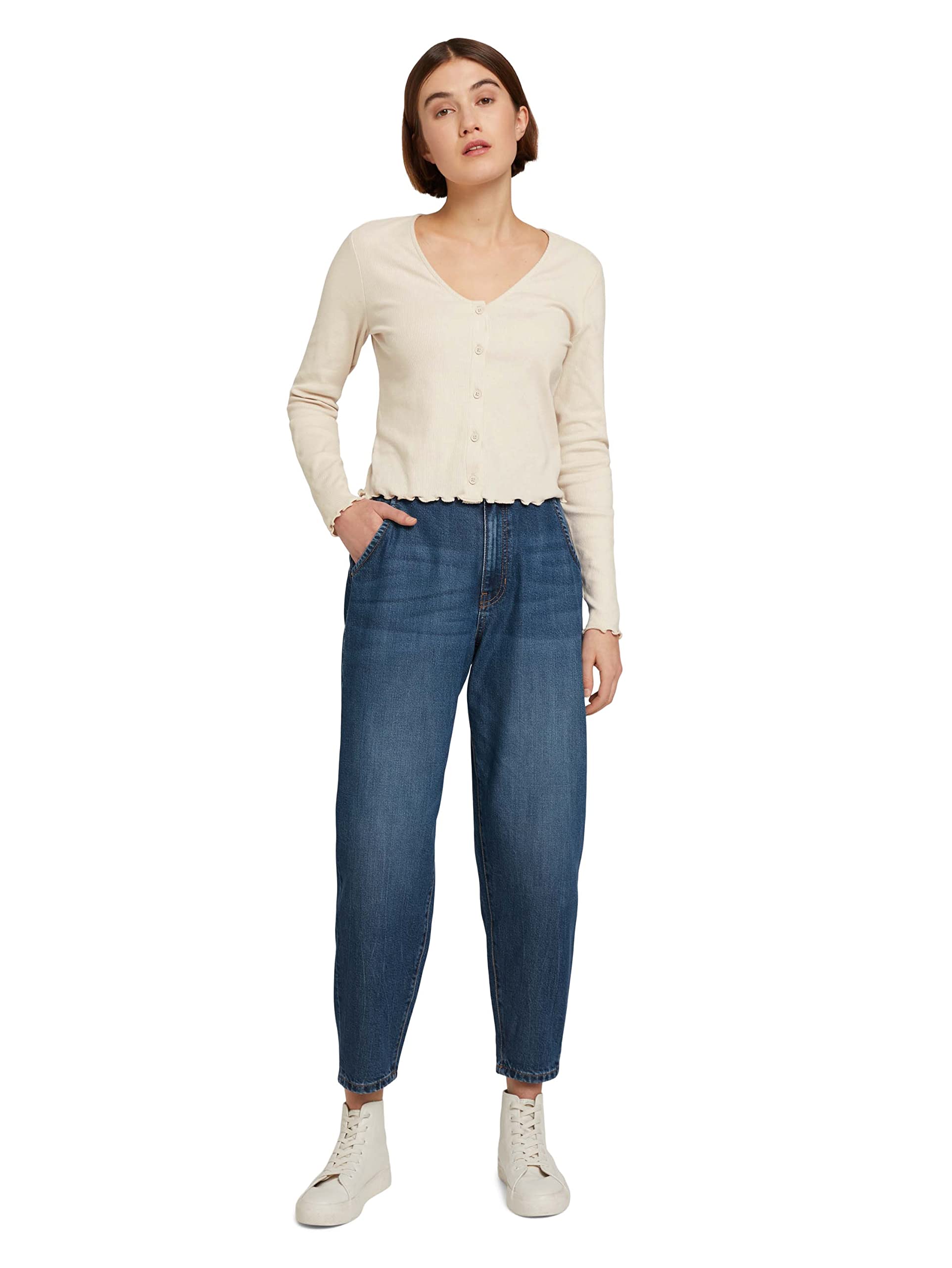 TOM TAILOR Denim Barrel Mom Fit-Jeans Vintage Donna