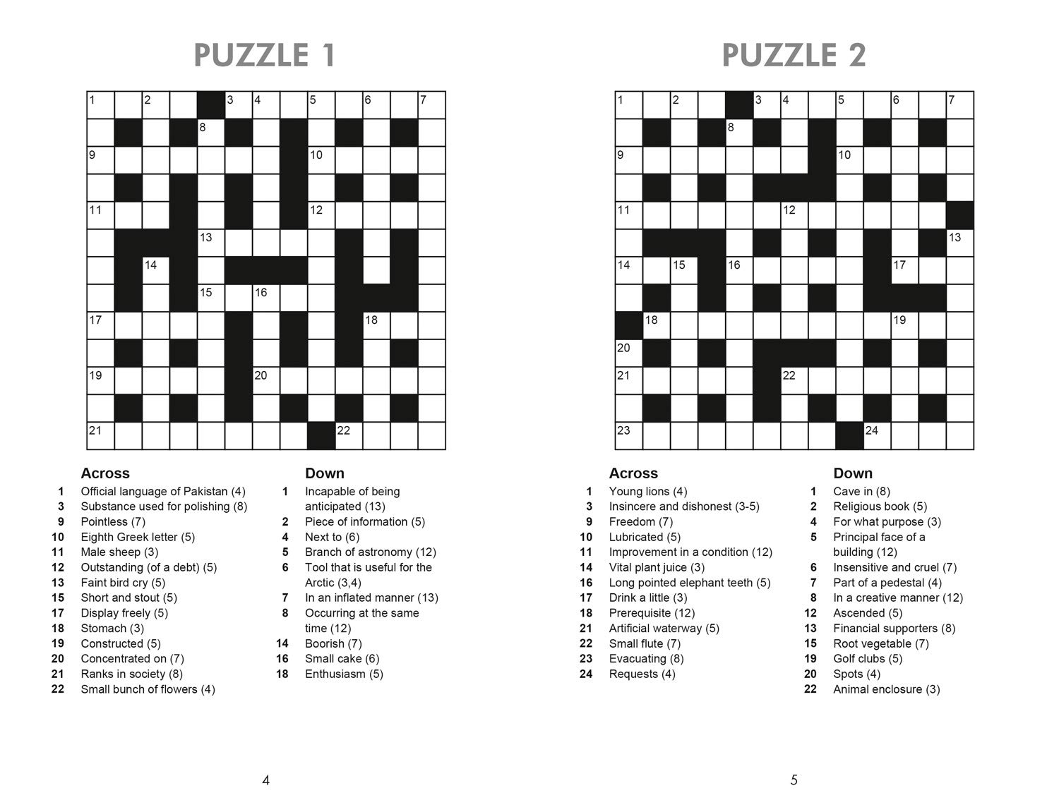 Big Book of Crosswords 5: 300 quick crossword puzzles (Collins Crosswords)