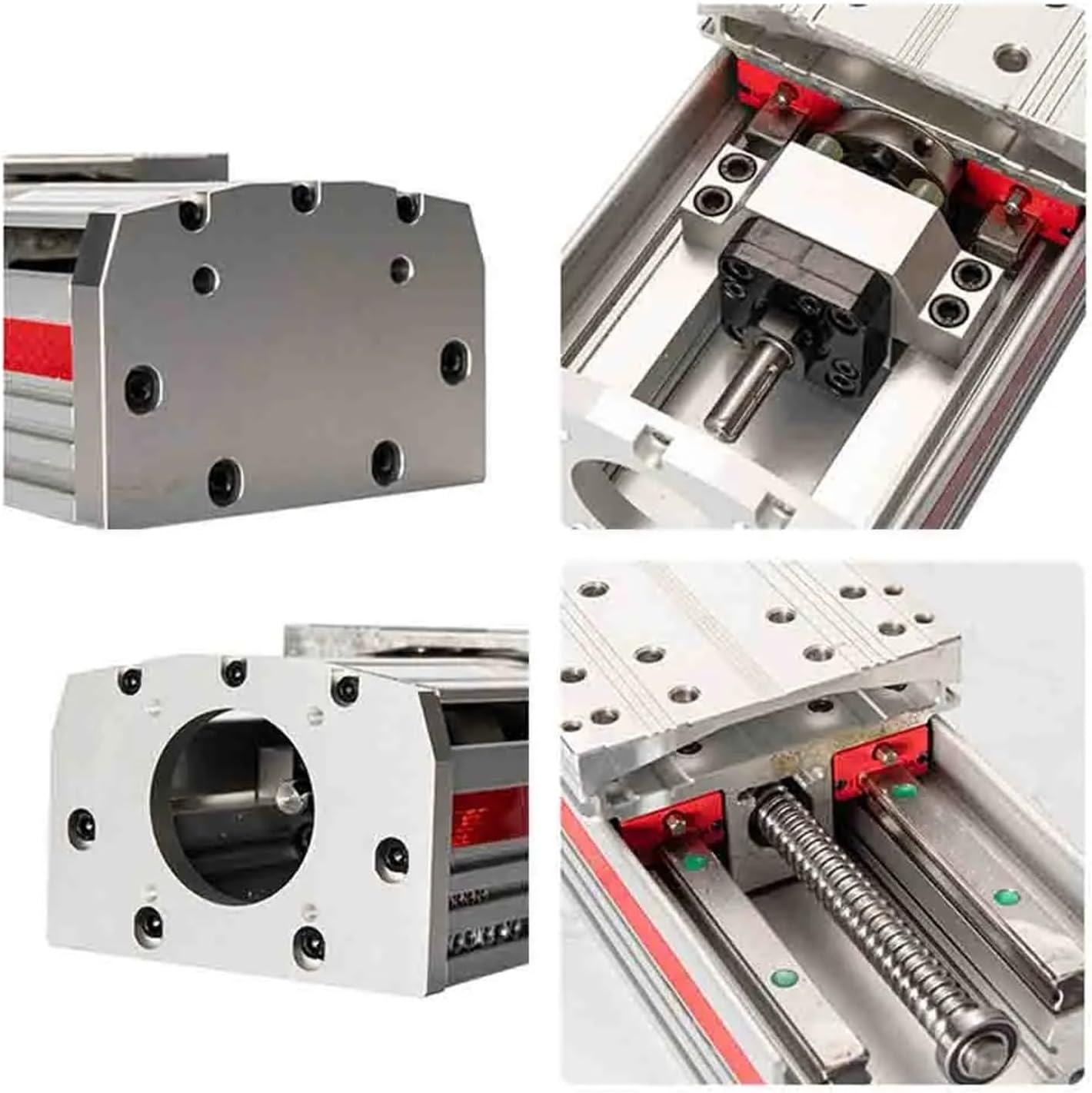 Slide Table Module Linear Guide Actuator Motion Ball Screw Timing Belt Frame Guide 3D Print Transport(Actuator only,100mm Stroke)