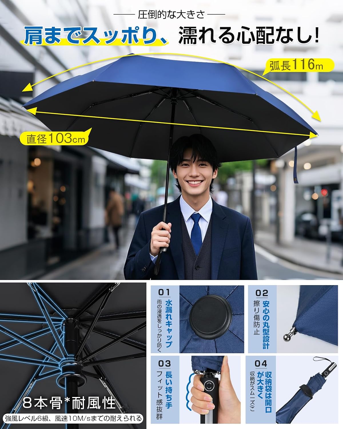 超撥水加工の性能を示す画像