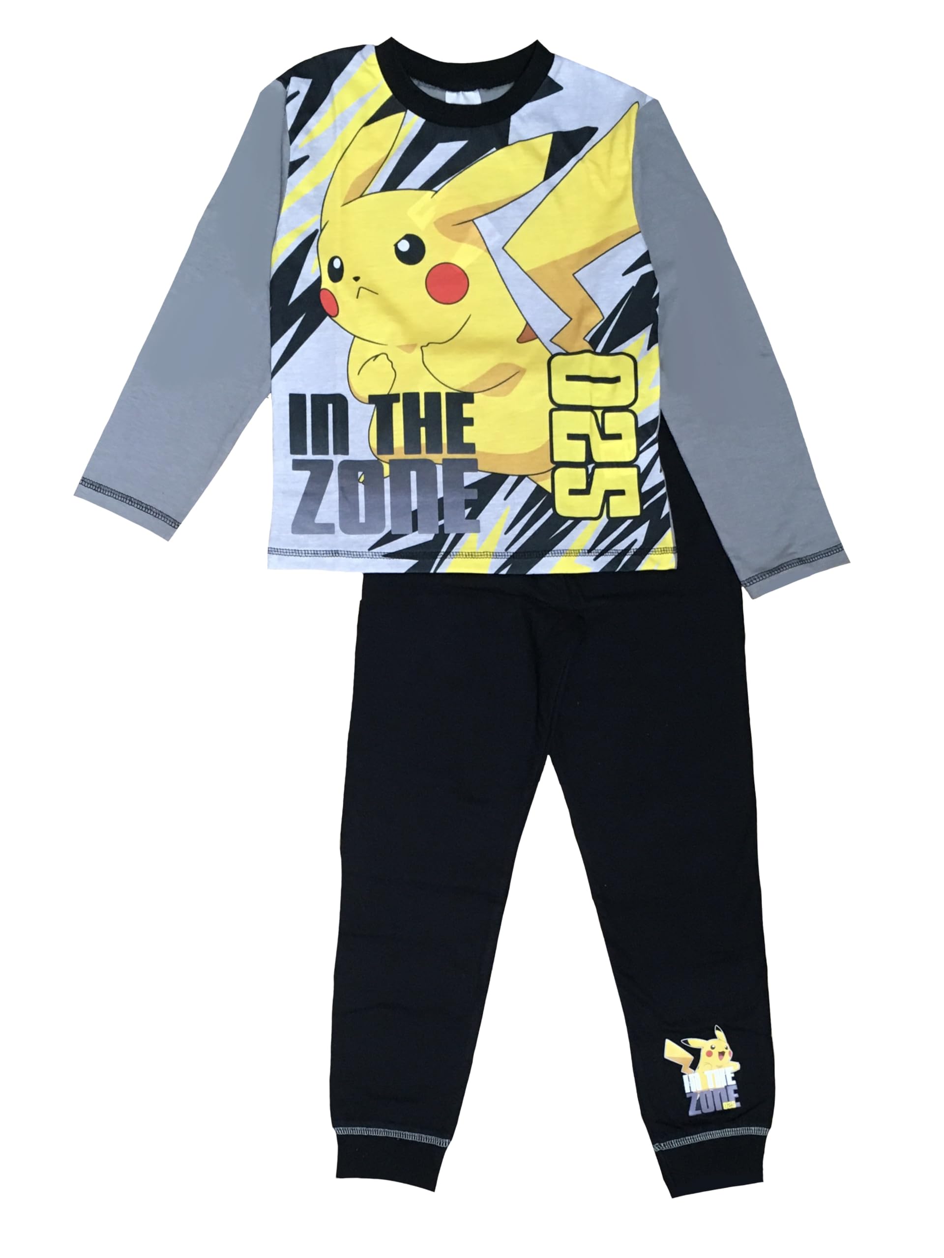 Pokémon Boys Grey Pokemon, 2 Piece Pyjamas Set, Age 13 Years