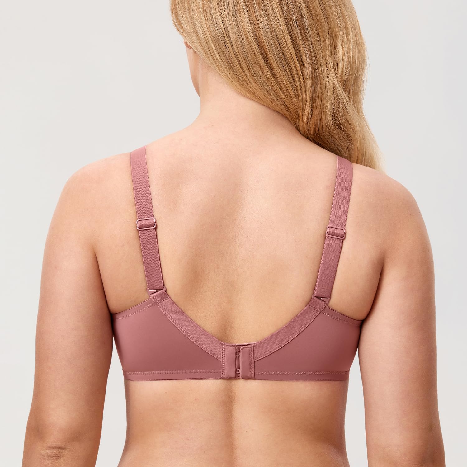 DELIMIRA Donna Reggiseno con Ferretto Taglie Forti Pizzo Senza Imbottito Sostegno