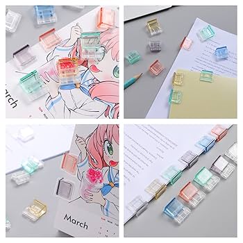 Amazon | nalaina クリップ スライドクリップ ブッククリップ 30