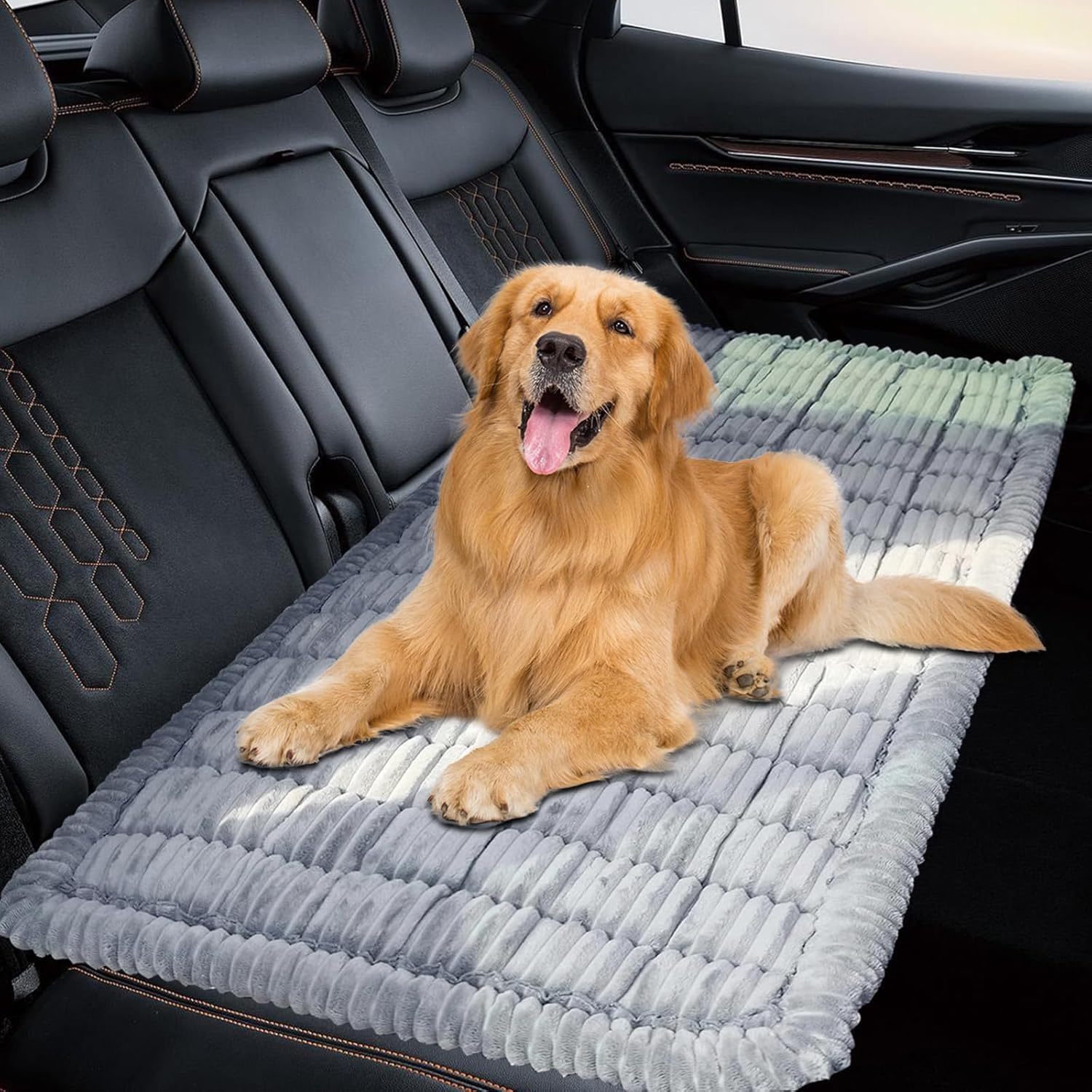 Non-Slip Backseat Dog Bed Mat for SUVs & Trucks – Easy Clean 23.5″x51″