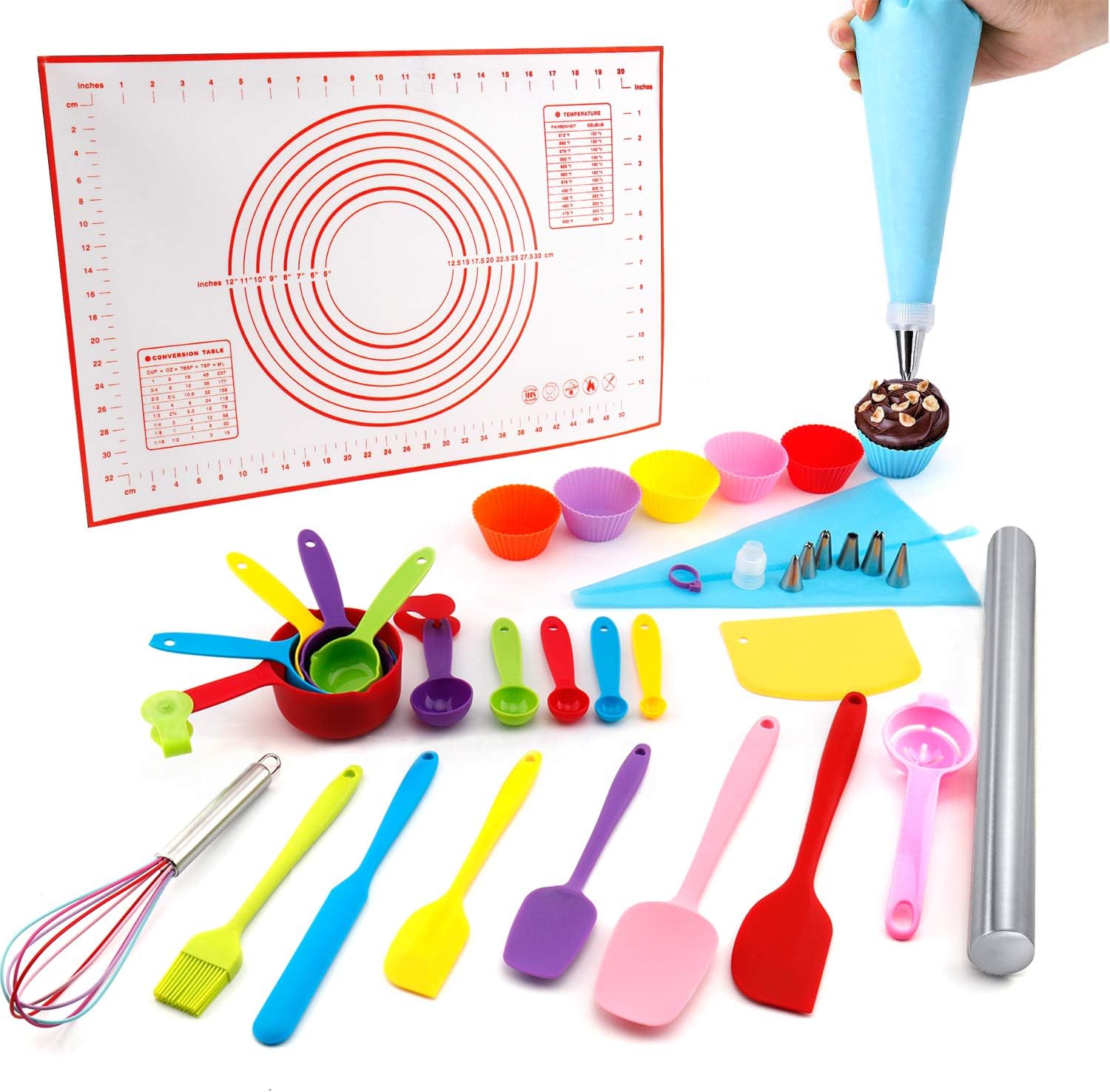 MCK Complete Cake Baking Set Bakery Tools for Beginner Adults Baking sheets bakeware