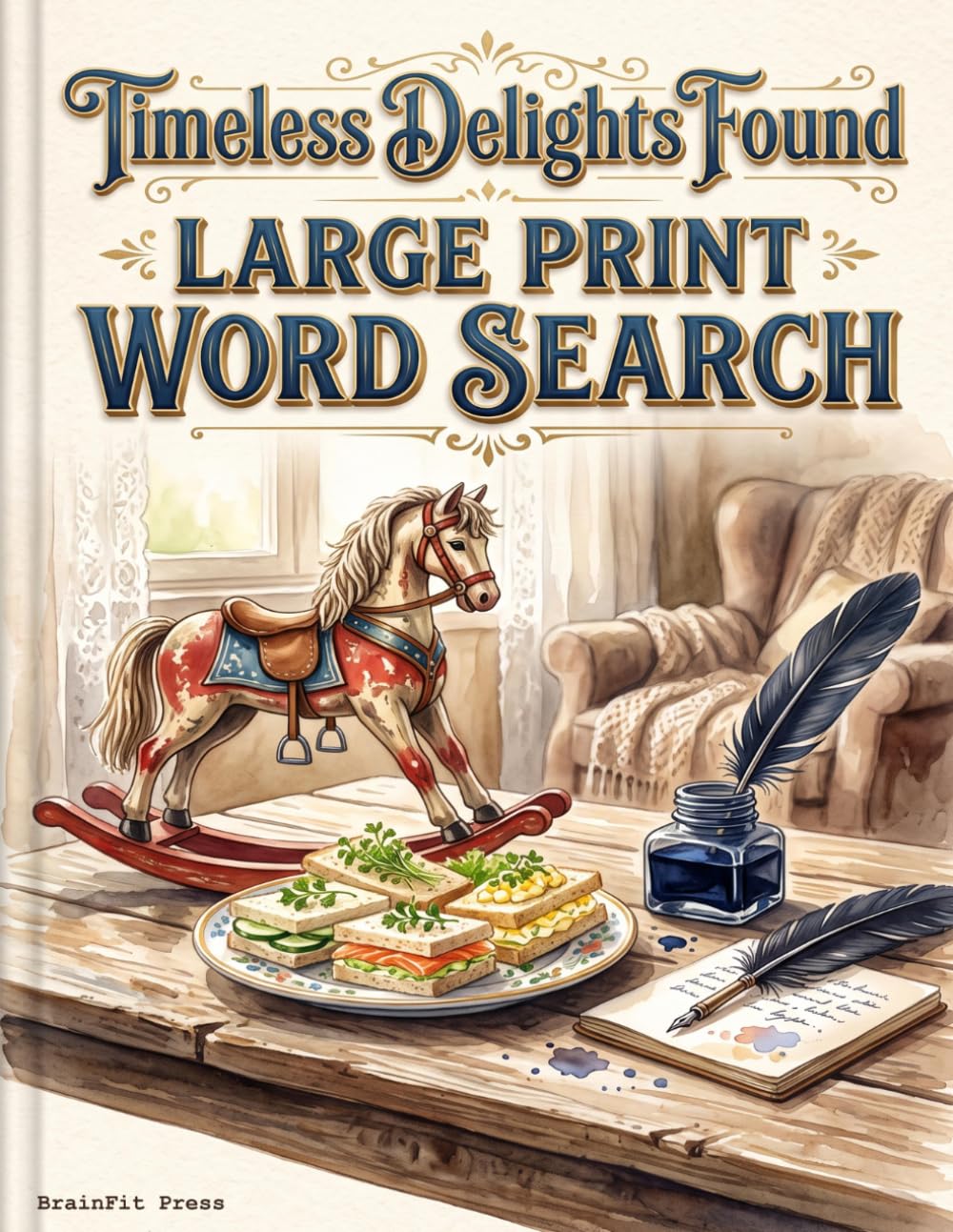 Timeless Delights Found: Large Print Word Search