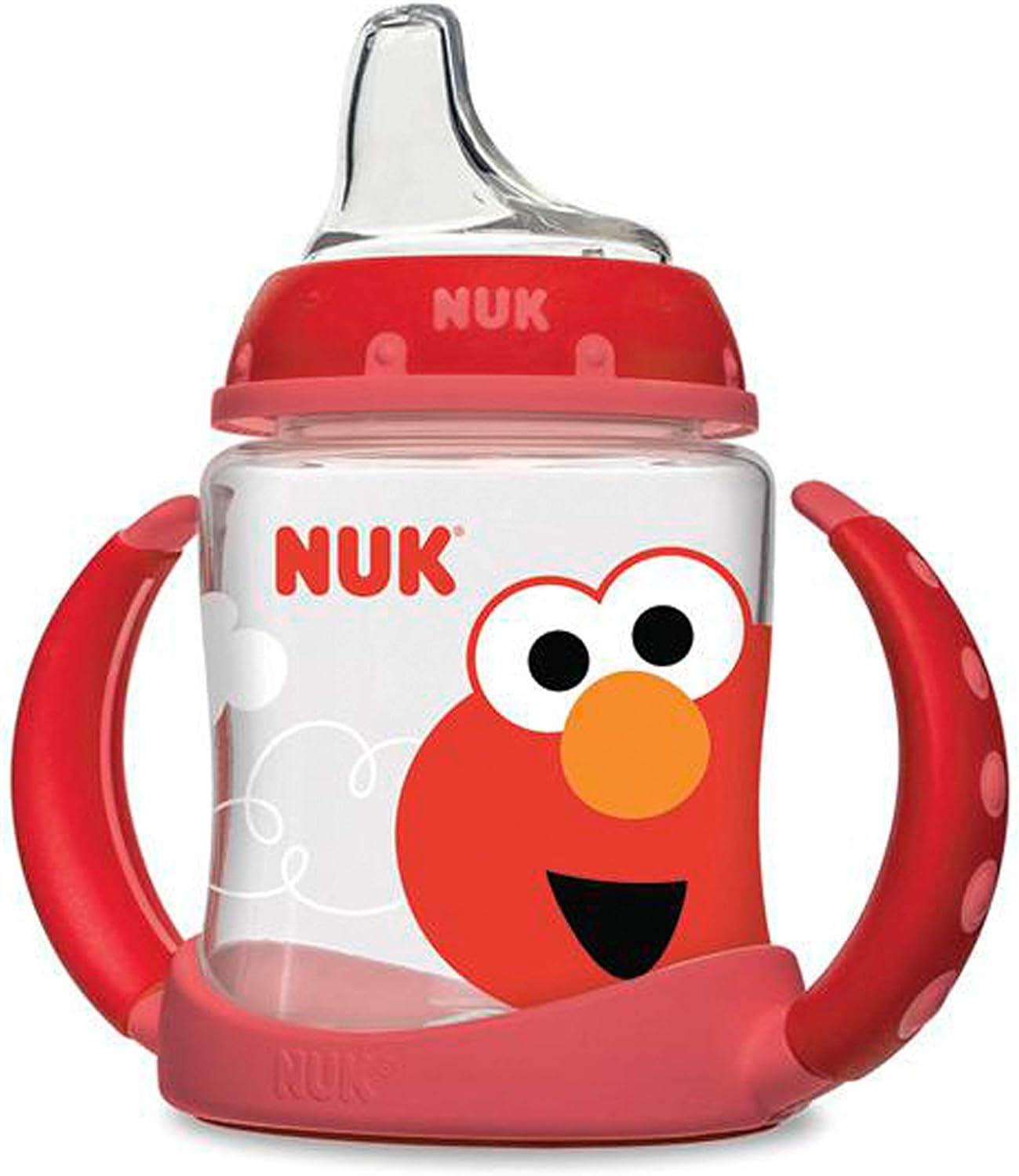 NUK Sesame Street Learner Cup, 5 Ounce Elmo ">– BPA Free, Spill Proof Sippy Cup (Elmo) Thumbnail