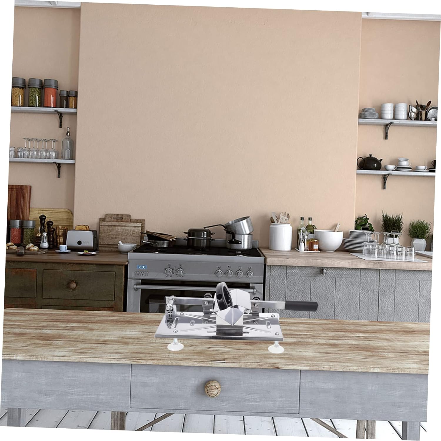 Stainless Steel Meat Slicer Quickslice Beef Cutter Vegetable Mandoline Manual Potato Slicer